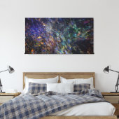 Ruimte-case 40x21 Canvasprint Canvas Afdruk (Insitu (Slaapkamer))