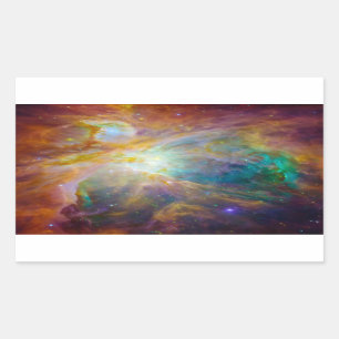 Ruimte - Chaos in Orion Rechthoekige Sticker