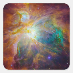 Ruimte - Chaos in Orion Vierkante Sticker