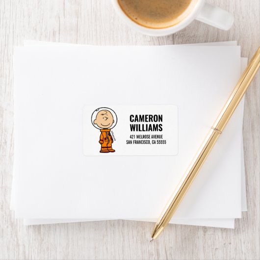 RUIMTE | Charlie Brown Astronaut Etiket (Insitu)