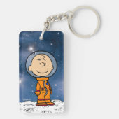 RUIMTE | Charlie Brown Astronaut Sleutelhanger (achterkant)