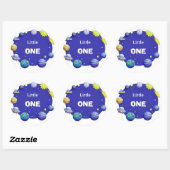 Ruimte Cirkel Clipart Set Ronde Sticker (Vel)