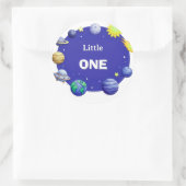 Ruimte Cirkel Clipart Set Ronde Sticker (Tas)
