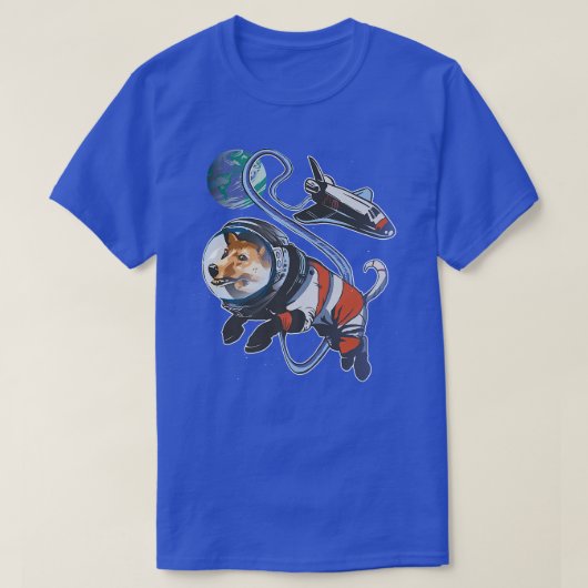 Ruimte Corgi Dogastronomy1254 T-shirt (Design voorkant)
