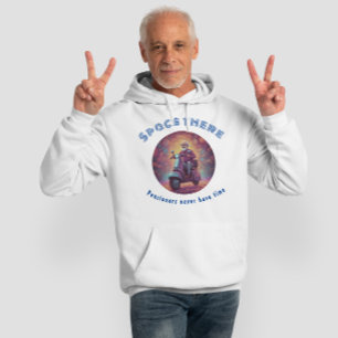 Ruimte daar, gepensioneerden hebben nooit tijd hoodie