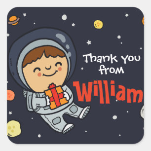 Ruimte Dank u Sticker