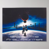 Ruimte - de uiteindelijke grens poster (Voorkant)