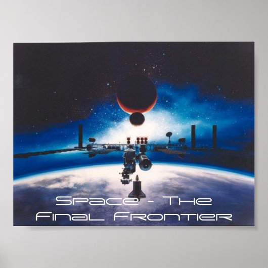 Ruimte - de uiteindelijke grens poster (Voorkant)