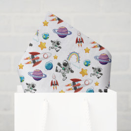 Ruimte Decoupage Tissuepapier, Astronaut Tissuepapier