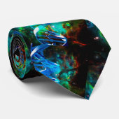 Ruimte-DNA Stropdas (Opgerold)