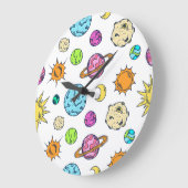 Ruimte doedels kosmische achtergrond grote klok (Hoek)