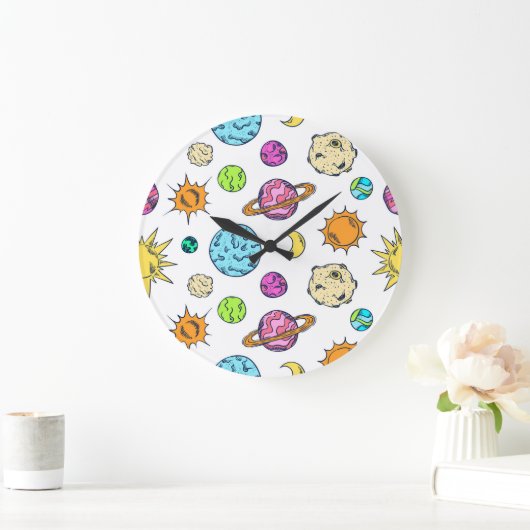 Ruimte doedels kosmische achtergrond grote klok (Huis)