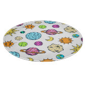 Ruimte doedels kosmische achtergrond snijplank (Hoek)