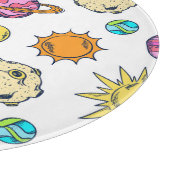 Ruimte doedels kosmische achtergrond snijplank (Hoek)