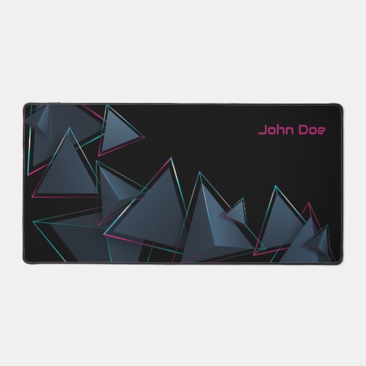 Ruimte Driehoeken PC Desk Mat (Voorkant)