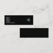 Ruimte-driehoeksprofiel Mini Visitekaartje (Voorkant / Achterkant)