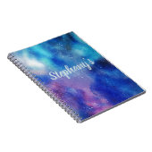 Ruimte droomt abstracte fantasie notitieboek (Rechterzijde)