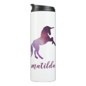 Ruimte eenhoorn kleurrijk sterrenstelsel thermosbeker (Geroteerd rechts)