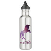 Ruimte eenhoorn kleurrijk sterrenstelsel waterfles  (Rechts)