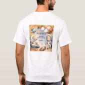 Ruimte eerste reis rond de zon verjaardag ouders t-shirt (Achterkant)
