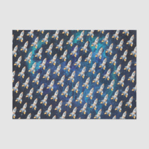 Ruimte eerste reis rond de zon verjaardagsfeestje tissuepapier