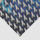 Ruimte eerste reis rond de zon verjaardagsfeestje tissuepapier (Detail)