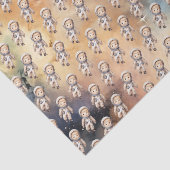 Ruimte eerste reis rond de zon verjaardagsfeestje tissuepapier (Detail)