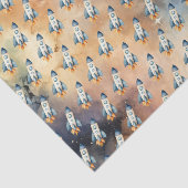 Ruimte eerste reis rond de zon verjaardagsfeestje tissuepapier (Detail)