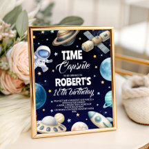Ruimte Eerste Reis Rond Zon Capsule Bord
