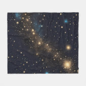 Ruimte en de sterren fleece deken (Voorkant (Horizontaal))