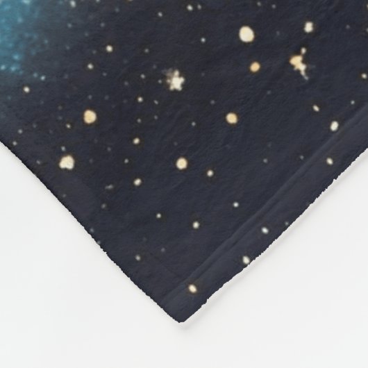 Ruimte en de sterren fleece deken (Hoek)