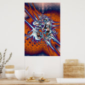 Ruimte en tijd. poster (Keuken)