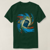Ruimte en tijd vortex t-shirt (Design voorkant)