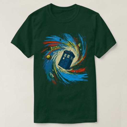 Ruimte en tijd vortex t-shirt (Design voorkant)