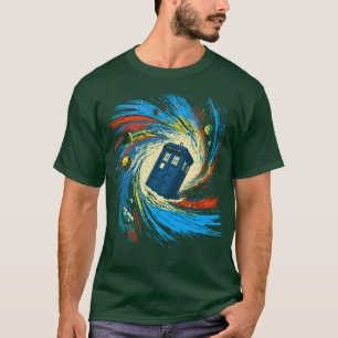 Ruimte en tijd vortex t-shirt