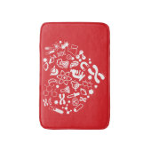 Ruimte en wetenschap badmat (Voorkant Verticaal)