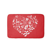 Ruimte en wetenschap badmat (Voorkant)