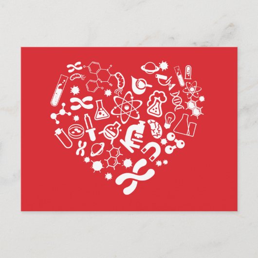 Ruimte en wetenschap briefkaart (Voorkant)