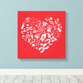 Ruimte en wetenschap canvas afdruk (Insitu (Houten vloer))