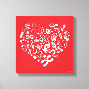 Ruimte en wetenschap canvas afdruk