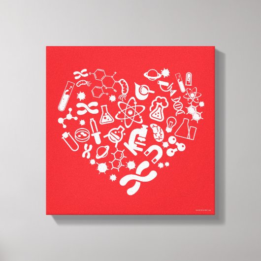 Ruimte en wetenschap canvas afdruk (Voorkant)