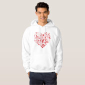 Ruimte en wetenschap hoodie (Voorkant volledig)