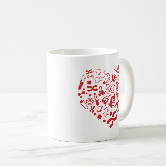 Ruimte en wetenschap koffiemok (Voorkant rechts)