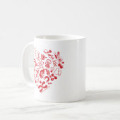 Ruimte en wetenschap koffiemok (Voorkant links)