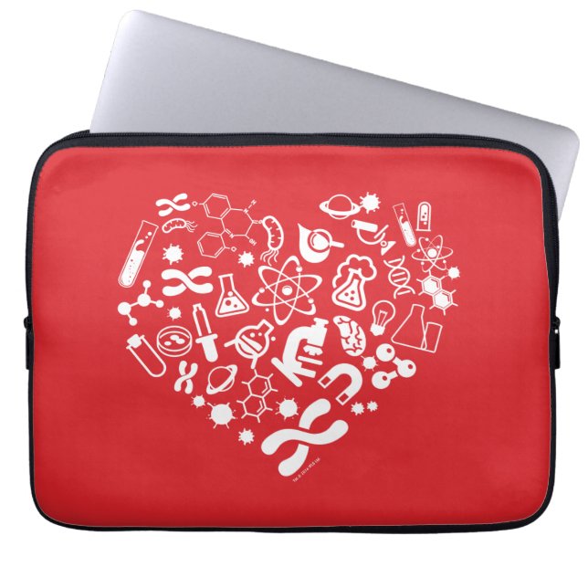 Ruimte en wetenschap laptop sleeve (Voorkant)