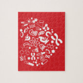 Ruimte en wetenschap legpuzzel (Verticaal)