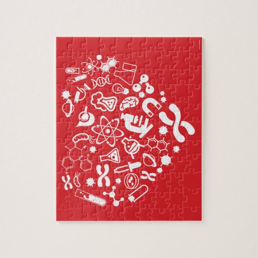 Ruimte en wetenschap legpuzzel (Verticaal)