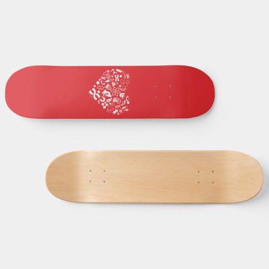 Ruimte en wetenschap persoonlijk skateboard (Horizontaal)