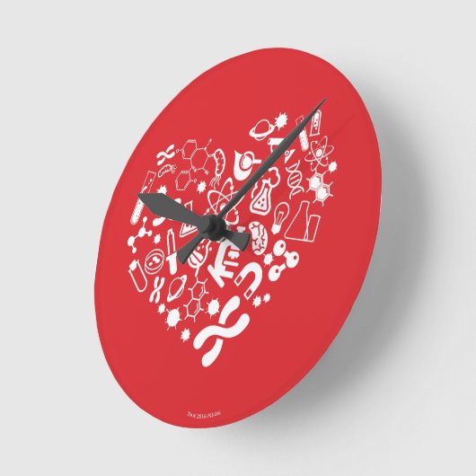 Ruimte en wetenschap ronde klok (Hoek)