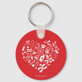 Ruimte en wetenschap sleutelhanger (Voorkant)